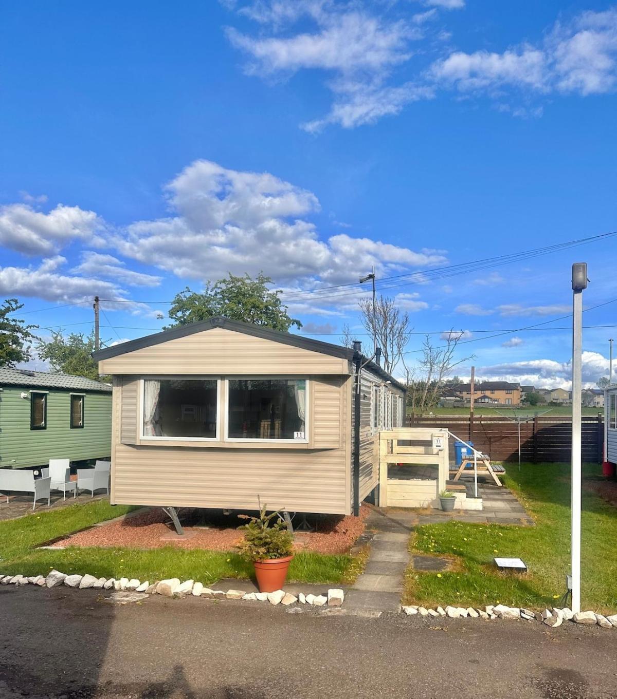 Two Bedroom Willerby Parkhome In Uddingston, Glasgow المظهر الخارجي الصورة